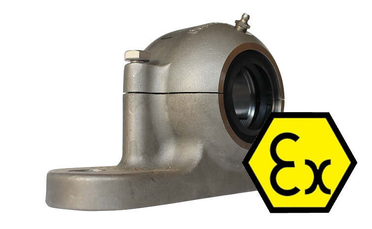ATEX 144 2014/34/EU split bearing unit